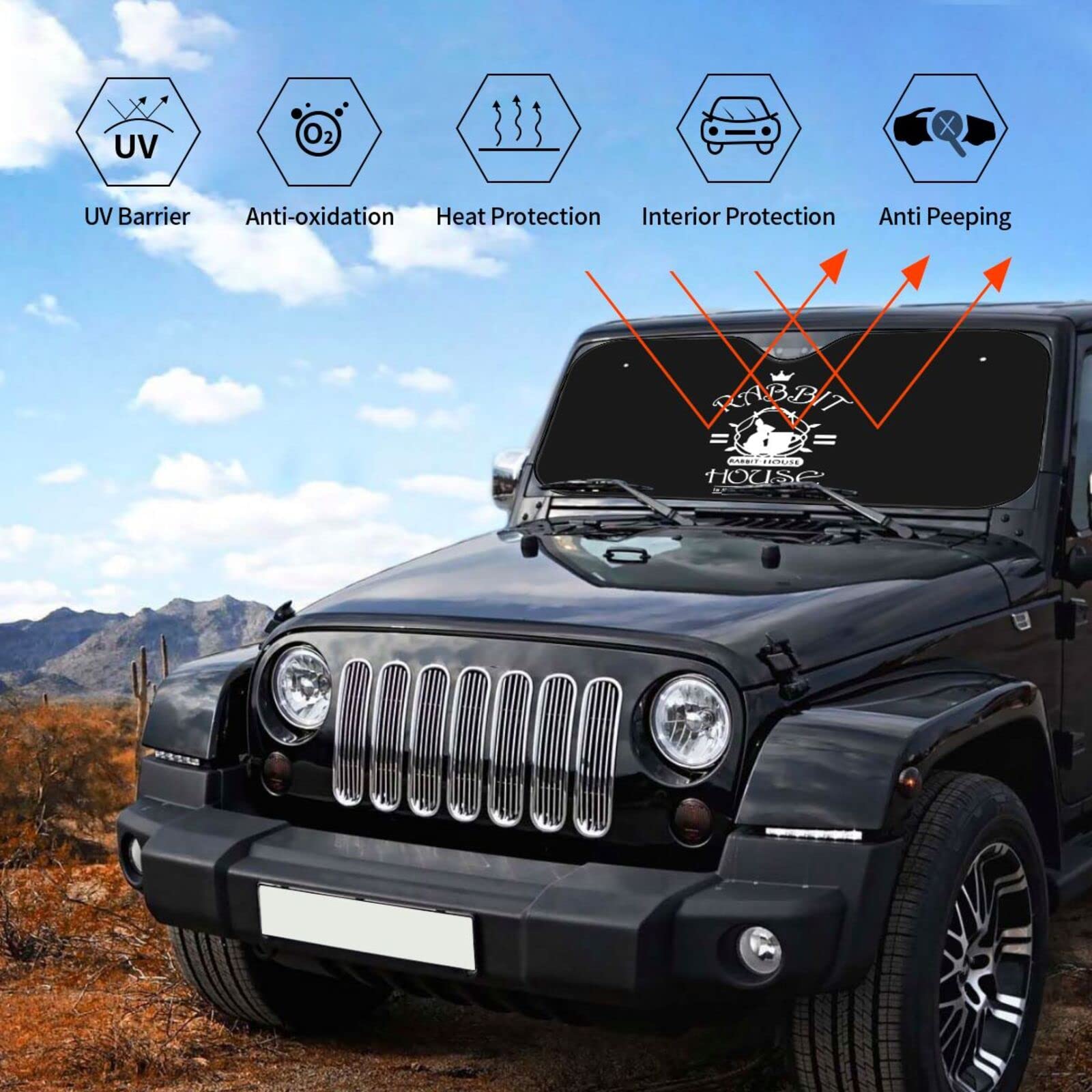 ご注文はうさぎですか？ サンシェード ご注文はうさぎですか？？]サンシェード（ココア＆チノ＆リゼ）